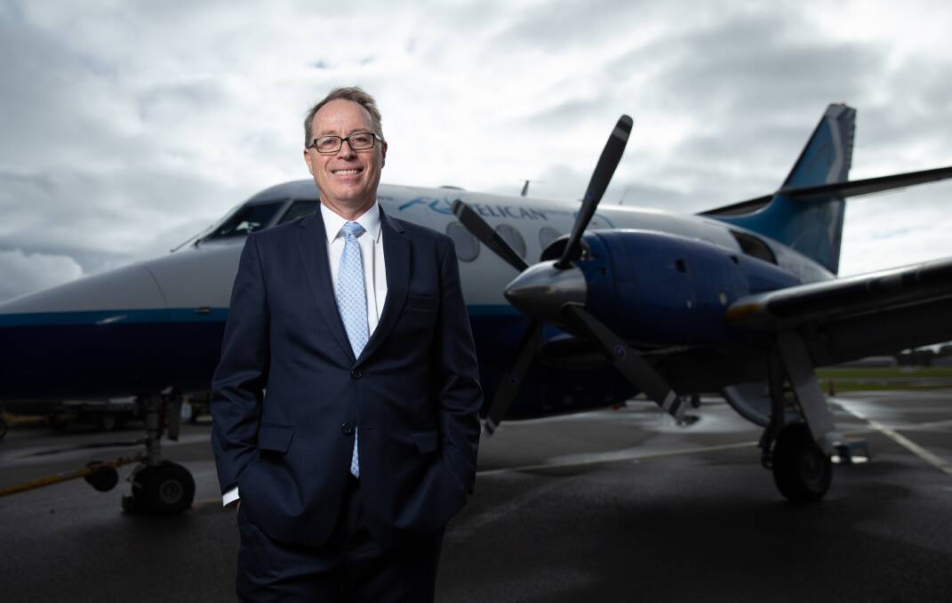 Vision: Newcastle Airport chief executive Peter Cock expects the runway announcement to attract commercial investment in the region. Picture: Marina Neil.