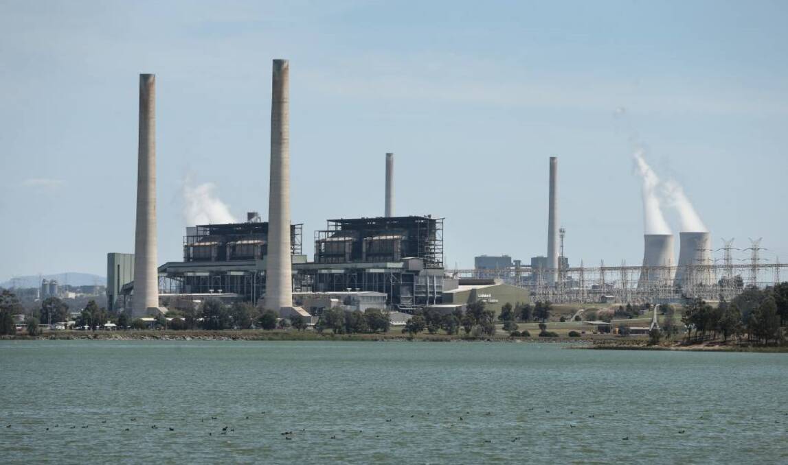 Thirsty work: Bayswater and Liddell power stations use about 62 gigalitres of water annually. 