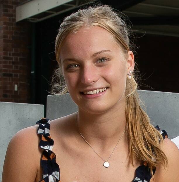 Looking forward to challenge: Emma McGrath will study biomedical engineering.