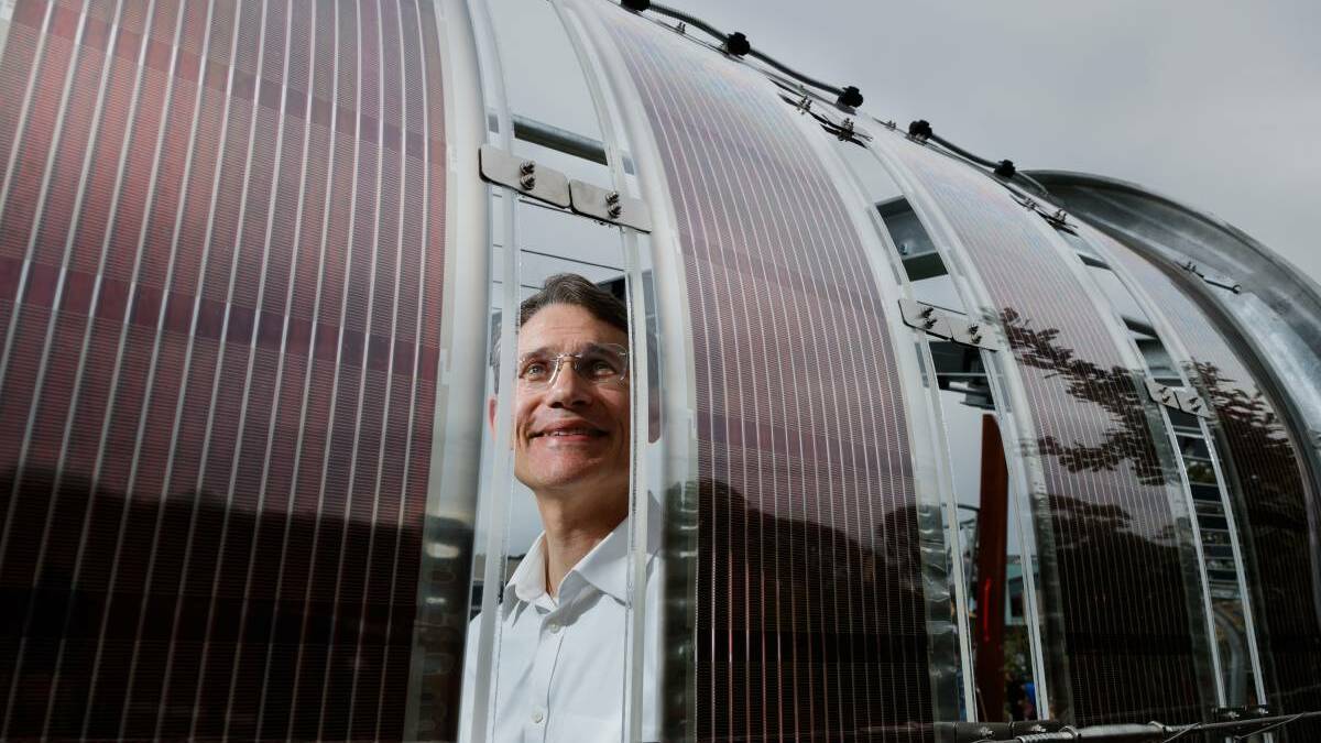 University of Newcastle physicist and solar energy researcher Paul Dastoor.
