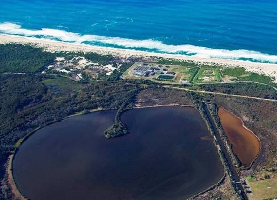 Vision: An artist's impression of the proposed Belmont desalination plant adjacent to Belmont wetlands lagoon. If Hunter Water's application is approved it will be capable of producing 30 million litres of water a day. 