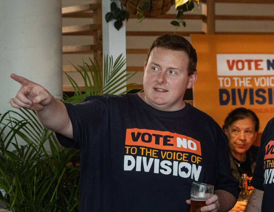 Blake Keating led the Newcastle No campaign in last year's Voice referendum. Picture by Marina Neil. 