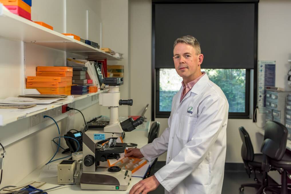 Breakthrough: Associate Professor Nathan Bartlett from the University of Newcastle, and head of HMRI's viral immunology and respiratory disease group.