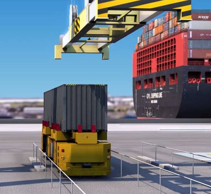 Unloading containers
