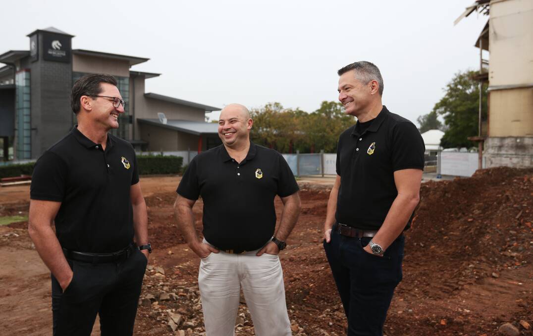 From left: The Melt chief operating officer Brett Thomas, Principal engineer Clint Bruin and chief executive Trent Bagnall. Photo by Simone DePeak. 