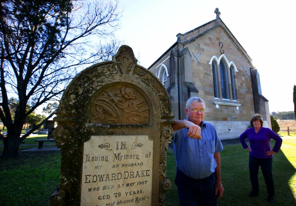 Respect: Graham Cheetham and Wendy Noble at St Clement's shortly before its deconsecration. Picture: Peter Stoop.