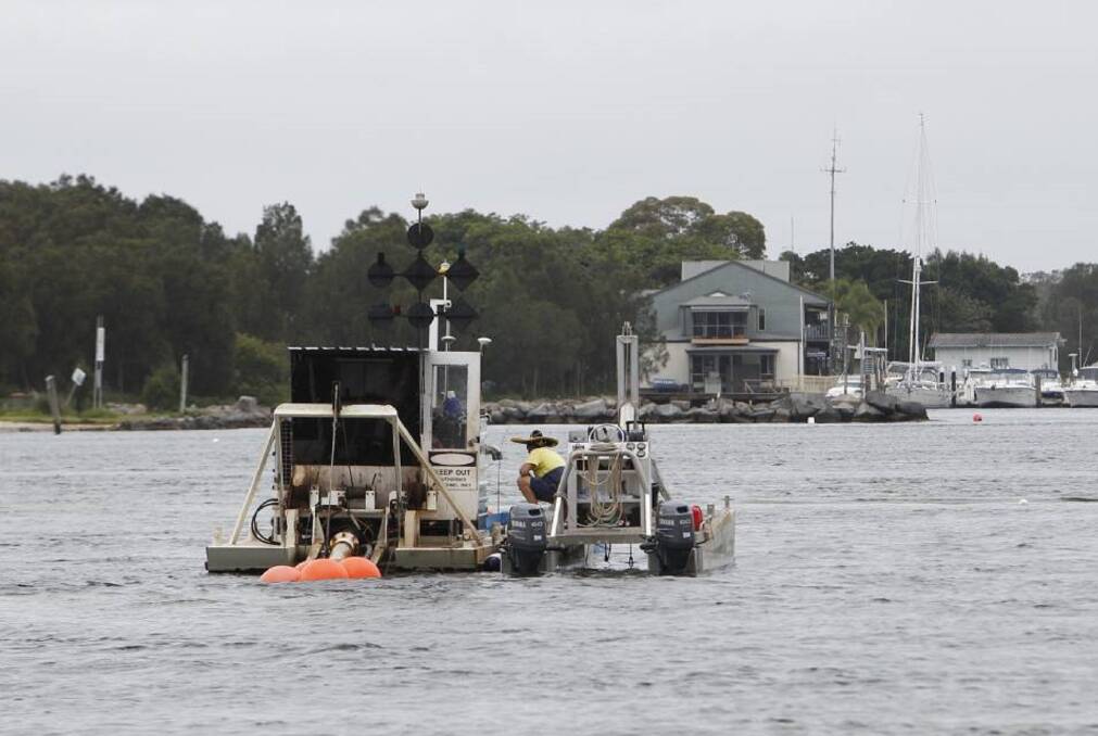 Regional resource: Labor has proposed basing a dredge at Swansea that could be used for ongoing maintenance along the Hunter coast.