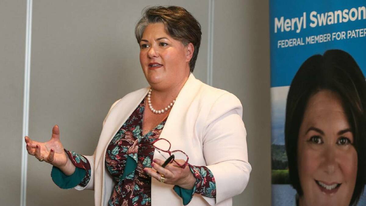 Balance: Paterson MP Meryl Swanson said taking action on climate change should not come at the expense of jobs.
