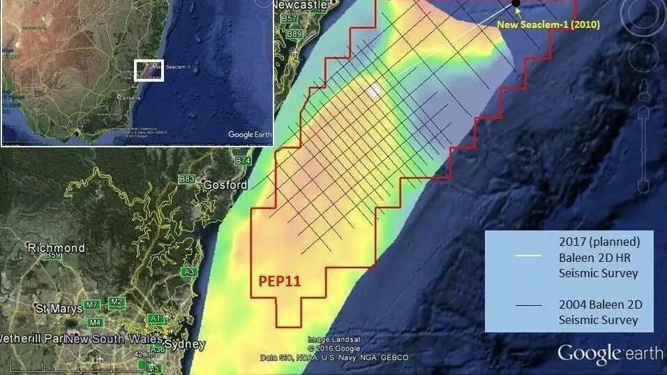 The proposed PEP11 exploration zone.