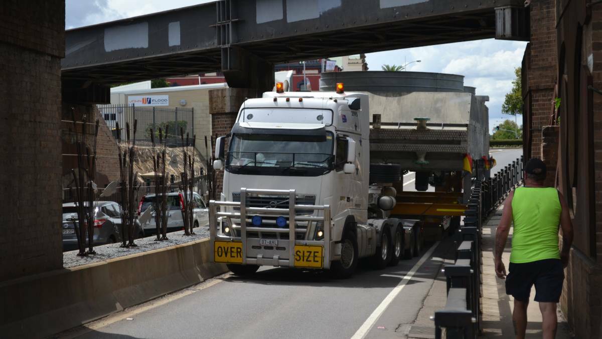 Heavy traffic: The New England Highway at Muswellbrook. Picture: Jason Garland, Muswellbrook Chronicle