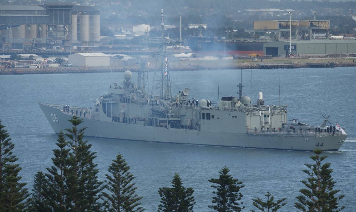 HMAS Newcastle gets a second lease on life with Chilean navy