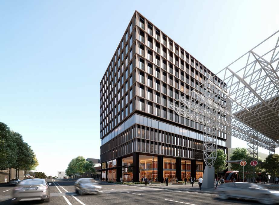 Prime position: The Department of Planning, Industry and Environment has taken out a $32million, 10 year lease on the new Stewart Avenue office building. 