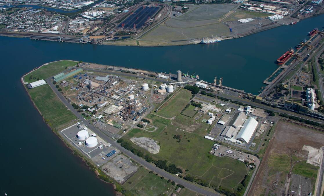 Potential: The Walsh Point precinct is one of the three sites for additional fuel storage within the Port of Newcastle. Image: Port of Newcastle 