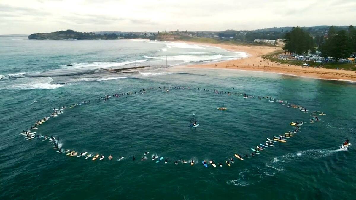  Paddleout at Mona Vale. Picture: Save Our Coast
