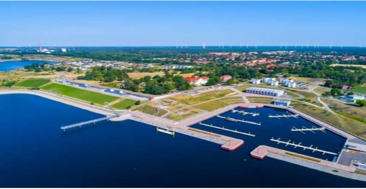Rebirth: A marina and renewable energy precinct at Lusatia Lakes, Germany.