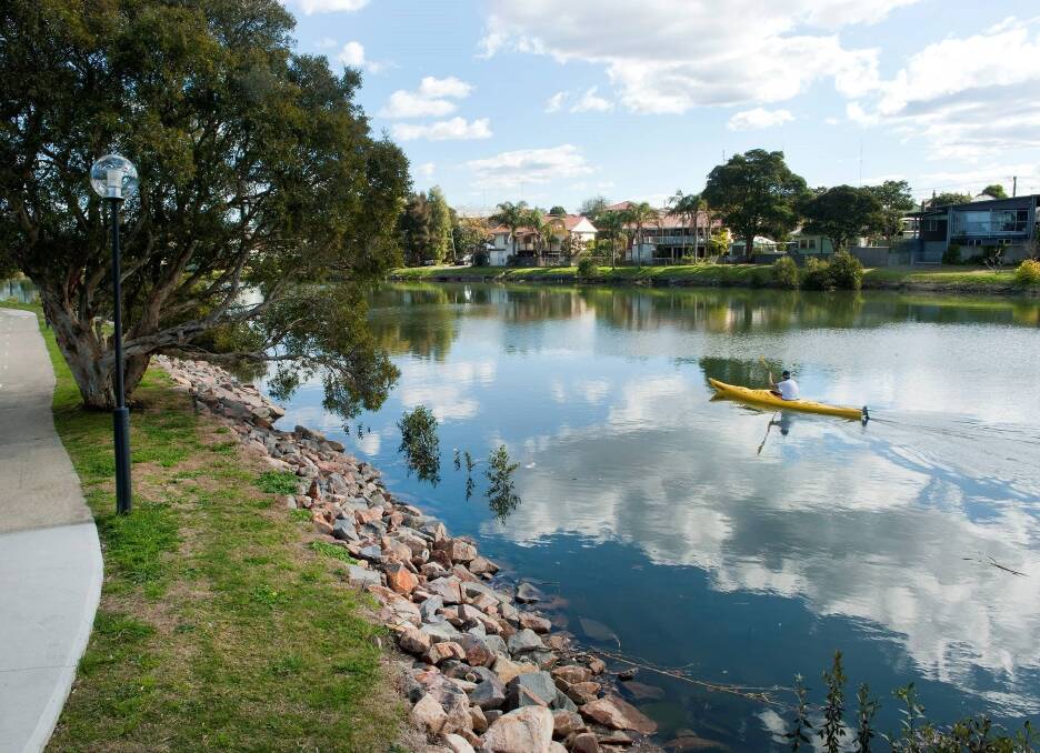 Major improvements have been made to Throsby Creek's health in recent years. Picture: Hunter Water. 