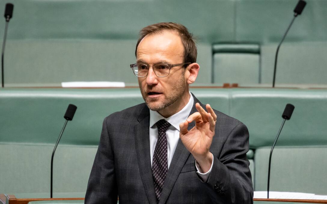 Jobs pledge: Greens leader Adam Bandt will launch the party's jobs package in Newcastle on Friday. Picture: Elesa Kurtz.