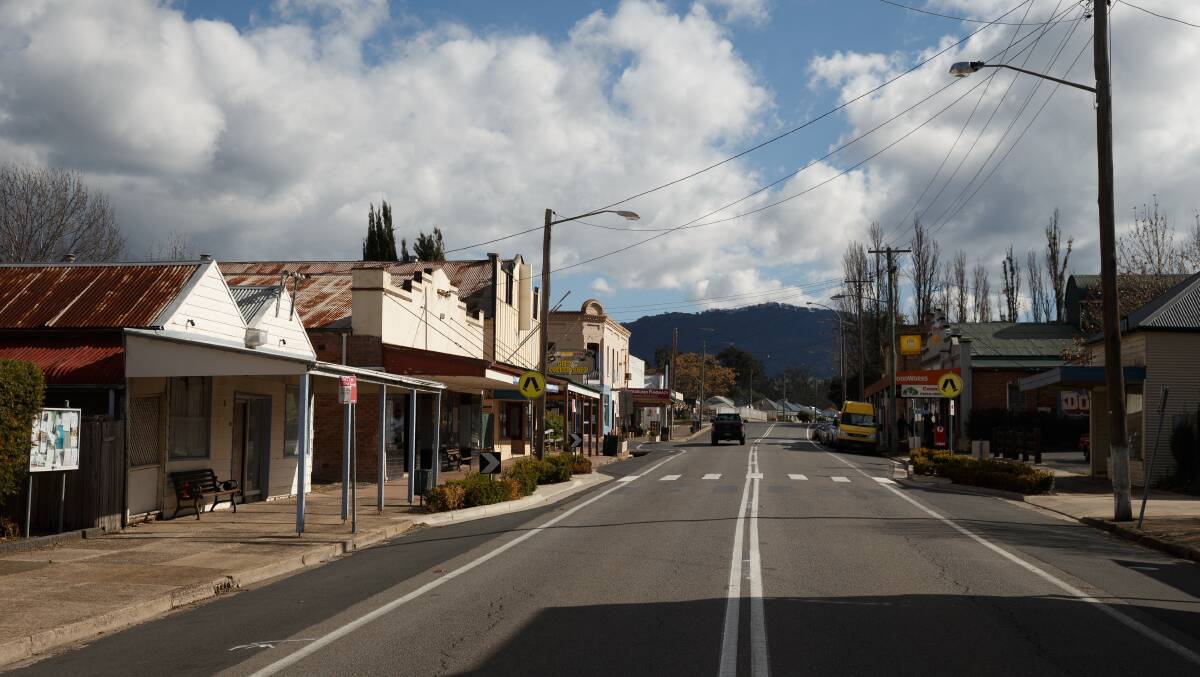 Challenge: The main street of Murrurundi. Upper Hunter council disputes the suggestion that the area's population will fall. 