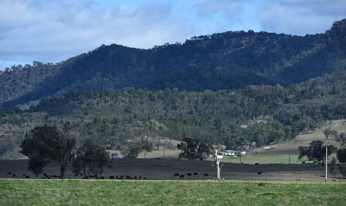 A section of the Bylong Valley under threat from a mine proposal by South Korean mining company Kepco.