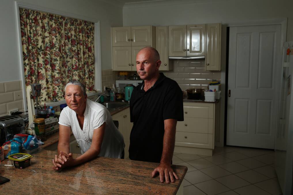 Survivors: Red Zone residents Terry and Jenny Robinson. The couple believe there is a link between PFAS blood levels and poor health. Picture: Max Mason-Hubers.