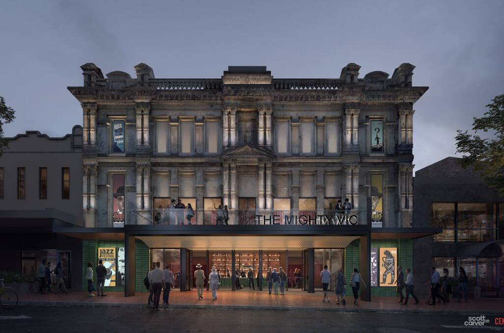 Historic gem: An artist's impression of how the restored Victoria Theatre would look. 