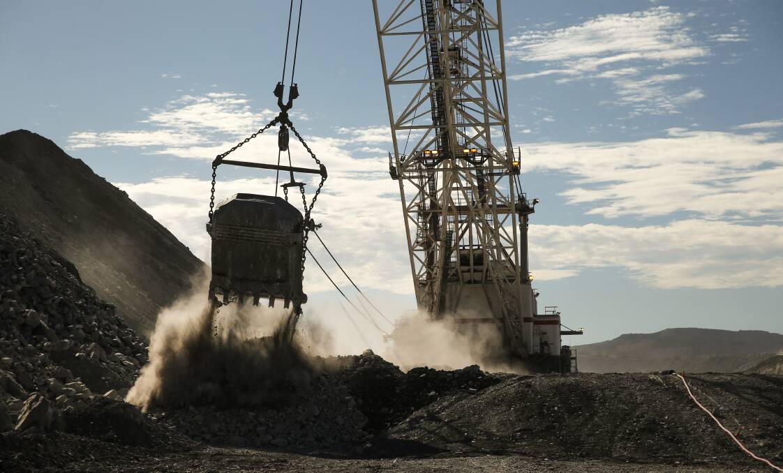 A Hunter Valley Operations dragline. Photo by Marina Neil. 