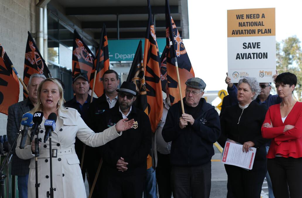 United front: Newcastle Lord Mayor Nuatali Nelmes is among those who have called on Jetstar to reopen its Newcastle facilities. Picture: Simone DePeak 