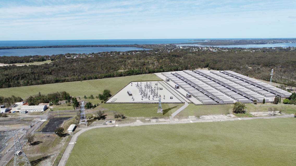 Artist's impression of the Waratah Super Battery. Image NSW Energy Co.