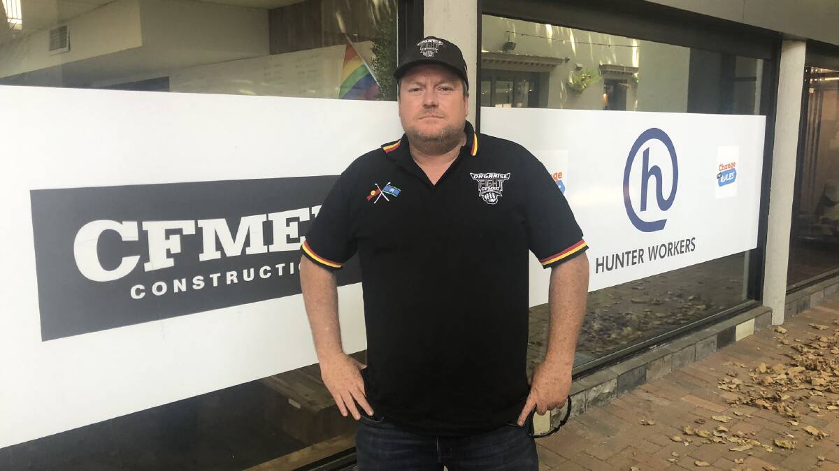 Concern: CFMEU organiser Mark Cross said the union had serious concerns about the risk of asbestos contamination.