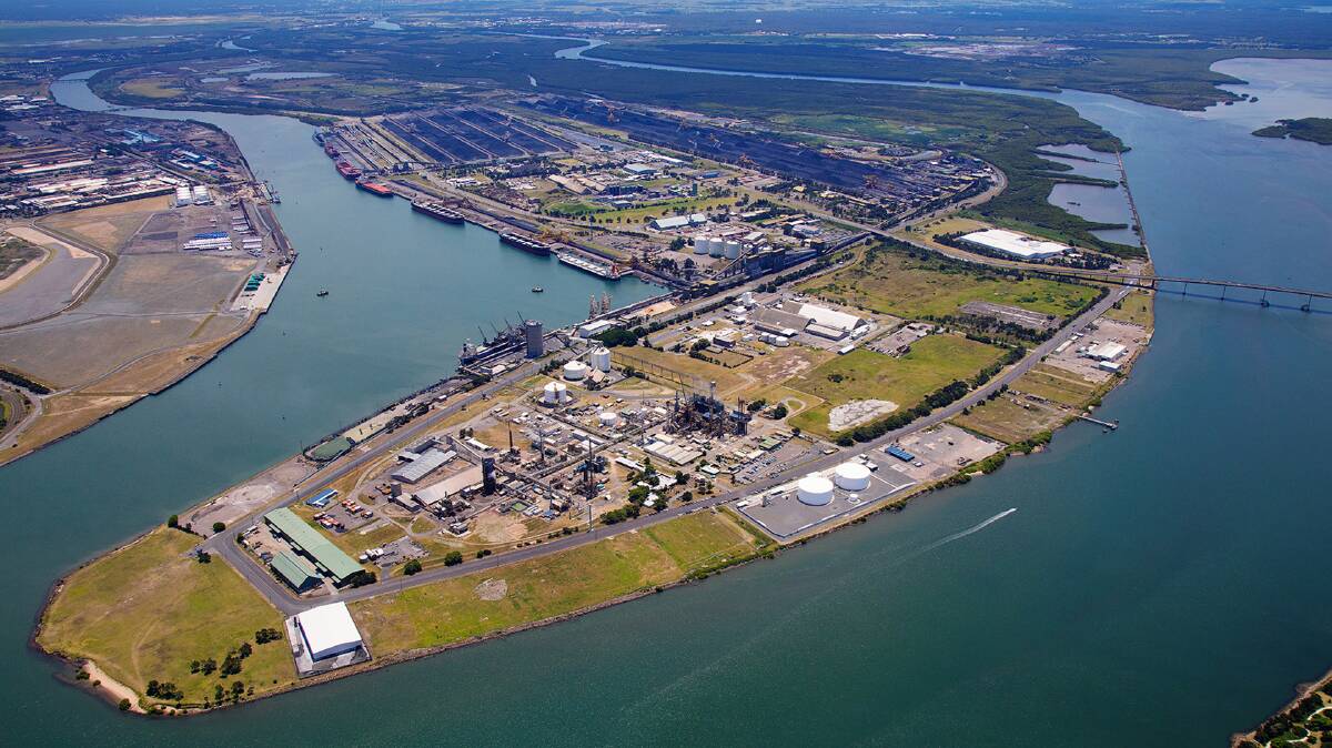 Orica Kooragang Island manufacturing plant - site of Myrtle, MCi Carbon's Plant.