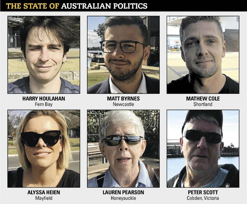 Voters' view: Some of the voters that the Herald spoke to on Thursday about the state of Australian politics. 