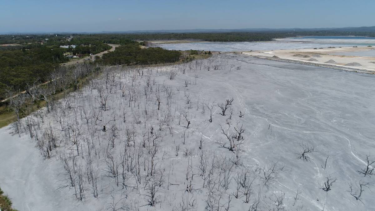 Toxic legacy: Earing Power station ash dam. Picture: Environment Justice Australia.
