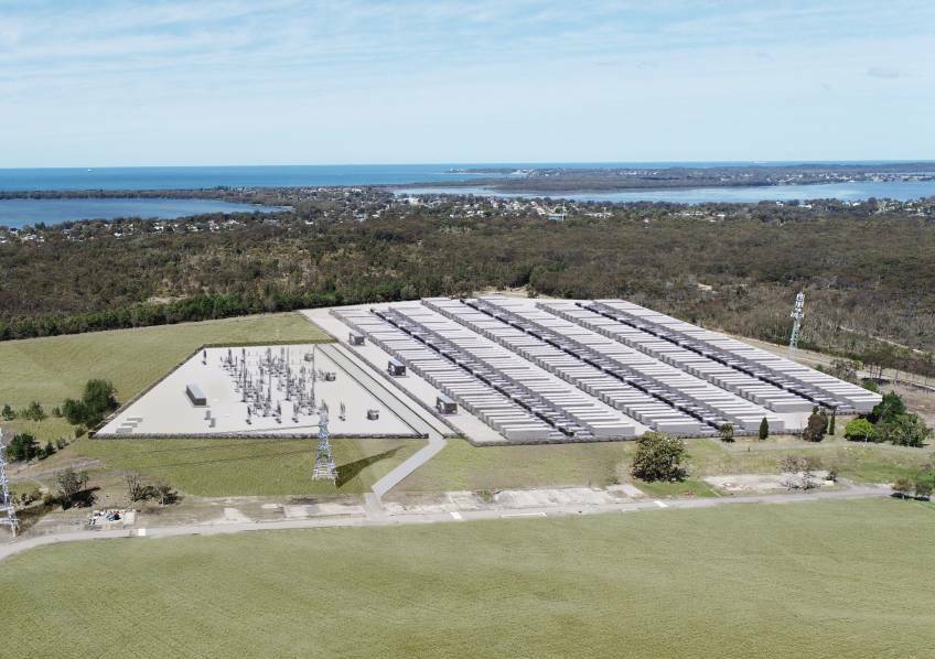 Investment in battery storage projects, such as the Waratah Battery at Munmorah, is at record levels.