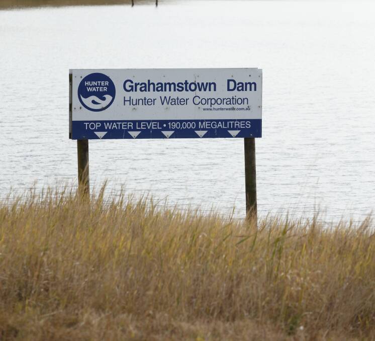 Dropping fast: The Hunter's dam levels have fallen to their lowest levels in more than 40 years. 