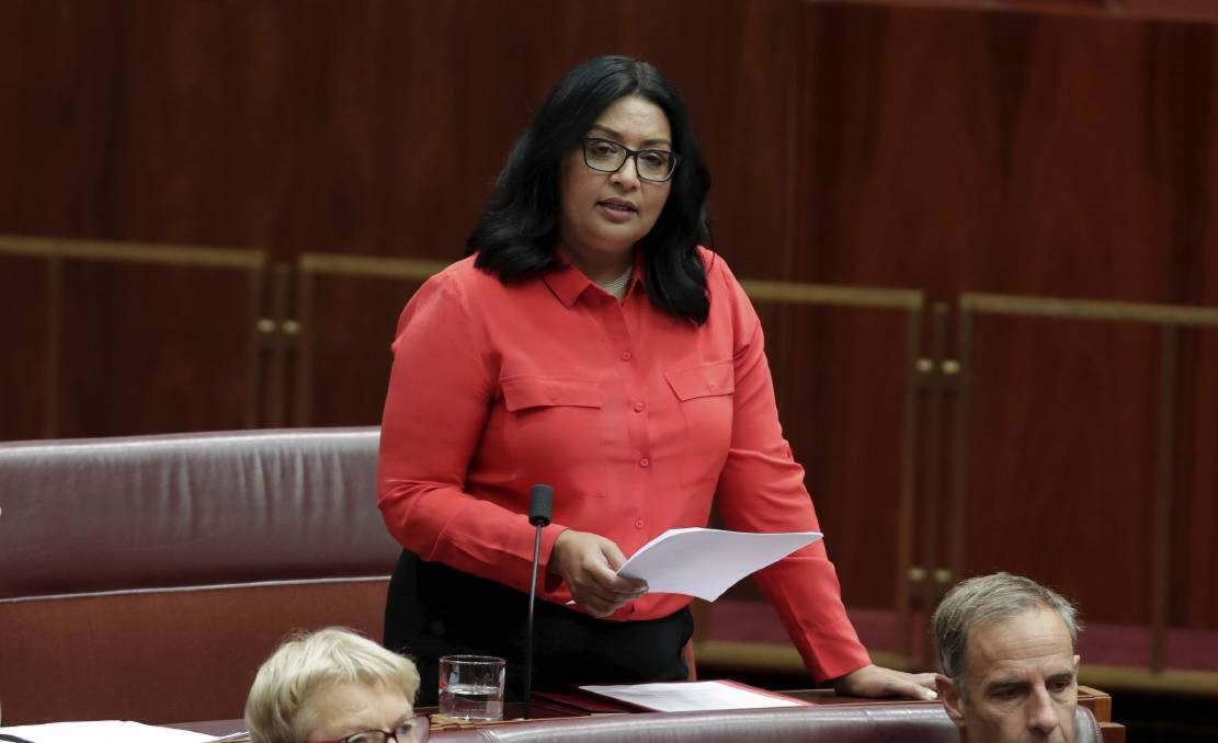 Lack of confidence: Greens senator Mehreen Faruqi moved a motion expressed a lack of confidence in the government's handling of the PFAS crisis. 
