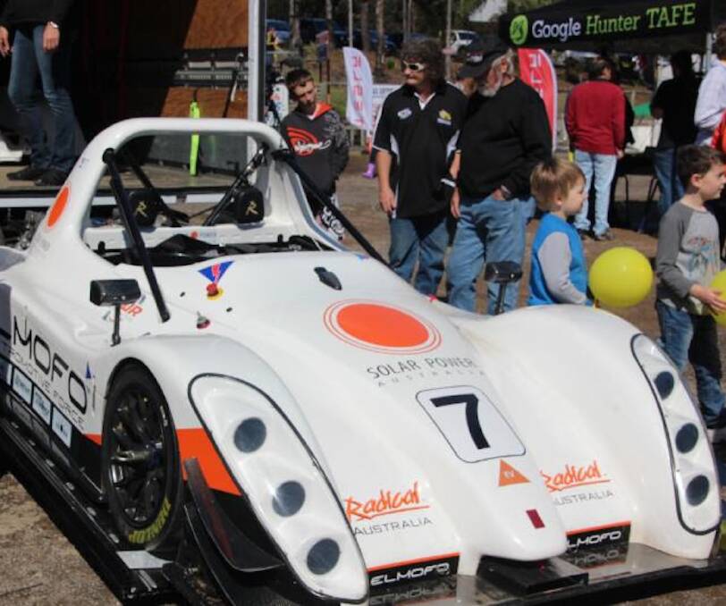 Switched on: Hunter Valley Electric Vehicle stalwarts ELMOFO will be once again showcasing their radical racing car.