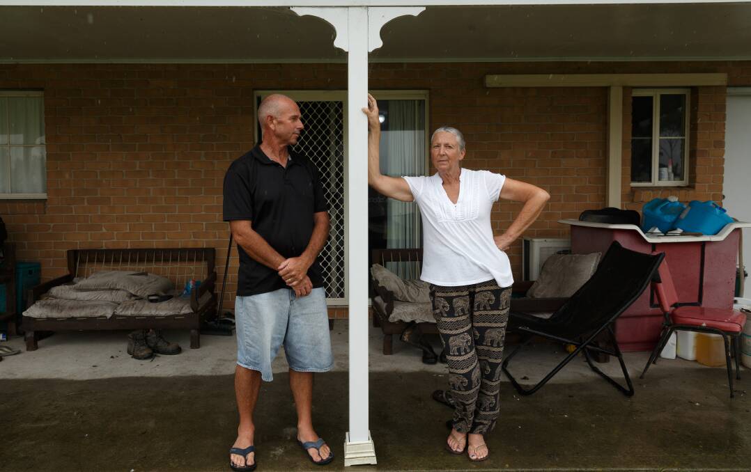Not impressed: Williamtown residents Jenny and Terry Robinson have written to the court to express their dissatisfaction with the proposed settlement. The judge will decide if an amicus should be appointed to represent their interests. Picture: Max Mason-Hubers