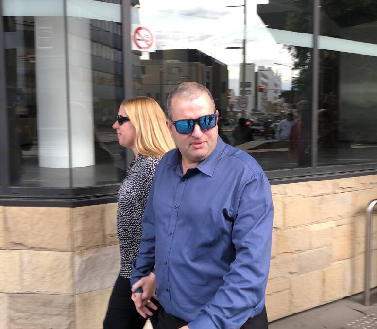 Justice: Ben Giggins, who was sexually assaulted by Graeme Lawrence in 1991 leaving Newcastle Court following Friday's verdict. 