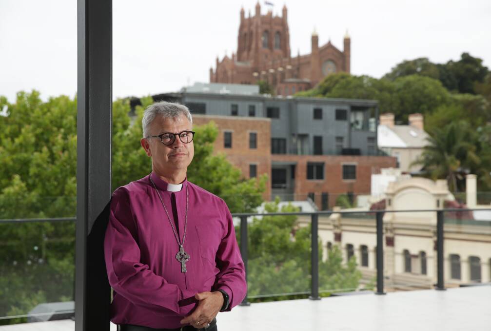 Vision: Anglican Bishop Peter Stuart said the new board would help bring financial stability to the diocese's business operations. Picture: Marina Neil 