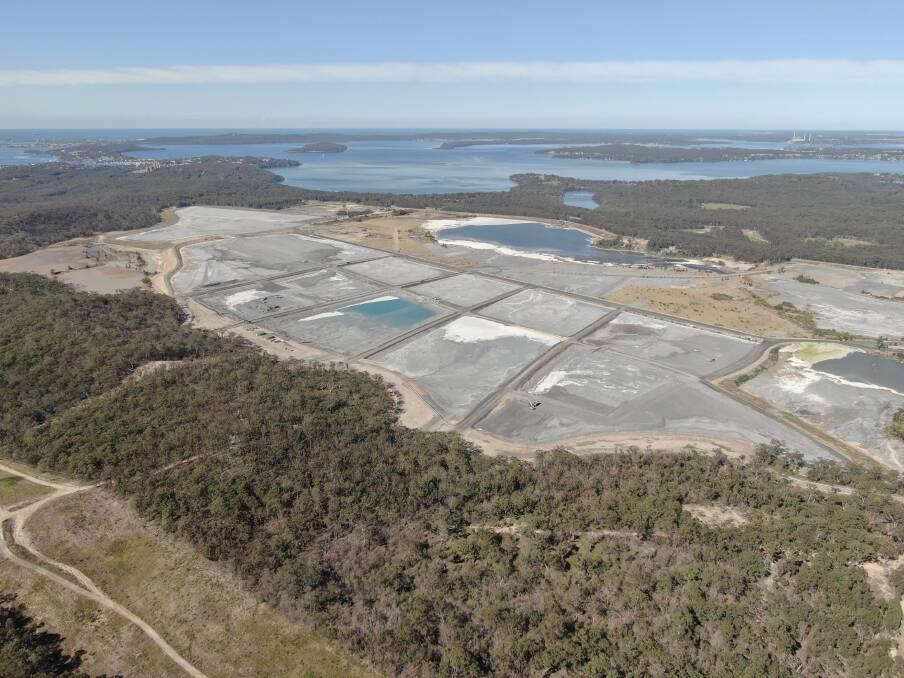 Wasteland: The Eraring Power station ash dump on the shores of Lake Macquarie. The material contains heavy metals - including mercury, lead, arsenic, selenium and chromium.
