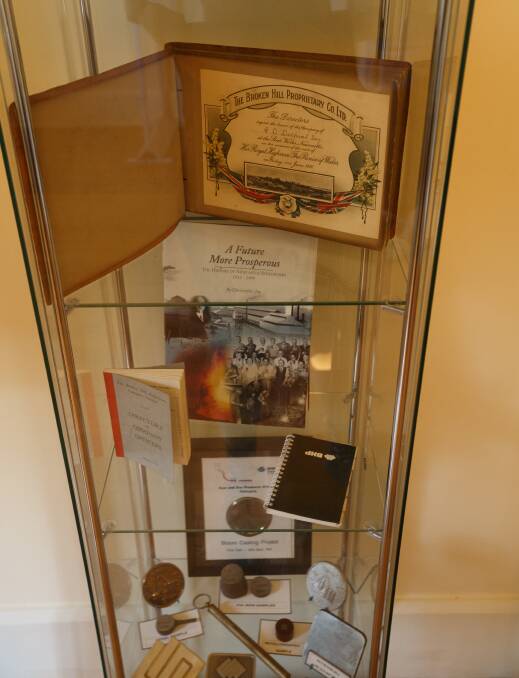 Precious: A collection of memorabilia on display in Delprat's Cottage. Picture: Max Mason-Hubers