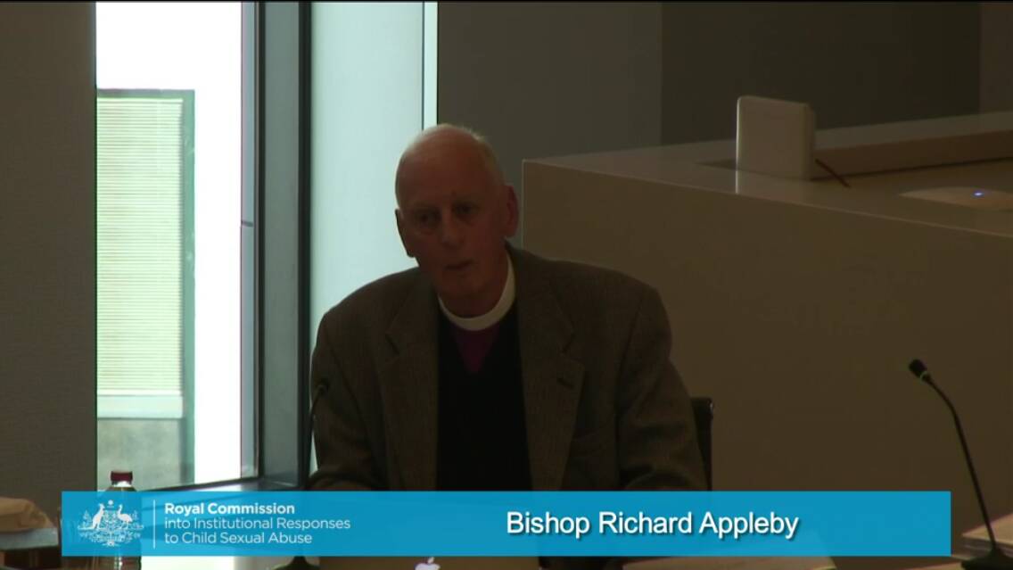 Bishop Richard Appleby will continue to give evidence today.