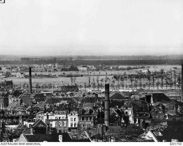RANCE: Nord Pas de Calais, Nord, Lille, Armentieres. Western Front. c. 1917. Picture: Australian War Memorial, EZ0175D 