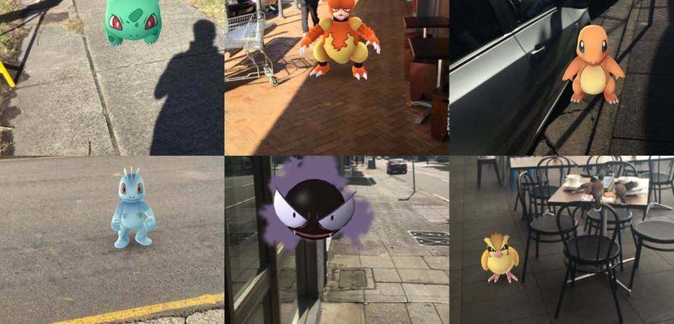 ON THE STREET: They literally pop up everywhere. Picture: Xiaochen Hou, ‎Pokemon GO - Newcastle
