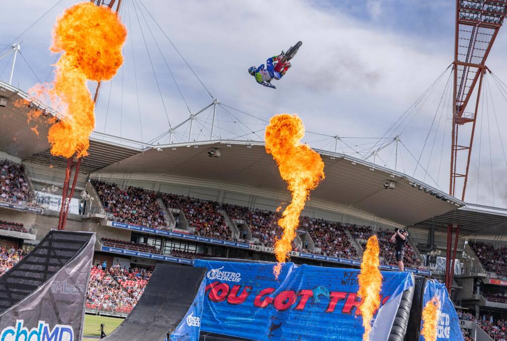 Ready to fly: The Nitro Circus will tour Australia next year, including a show at McDonald Jones Stadium.
