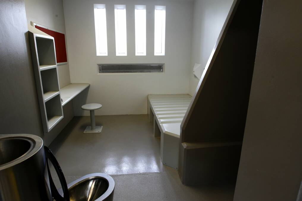 A maximum security cell at Cessnock jail similar to the one where Fadi Shamoun was attacked.