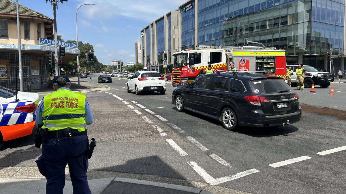 One person has been taken to hospital after a two-car crash at Newcastle West. Picture supplied