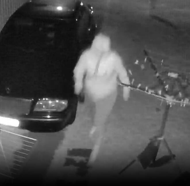Police have released CCTV images of a person they believe could assist with a shooting investigation. Picture supplied by NSW Police