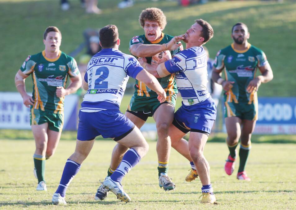 POWER GAME: Wyong's Eloni Vunakece will be one of the Roos' trump cards when they take on Penrith for the NSW Cup premiership at Leichhardt Oval on Sunday. Picture: David Stewart