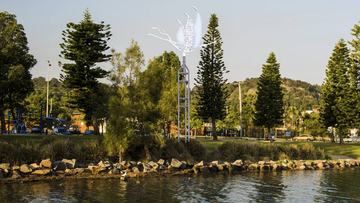 STANDING PROUD: An artist's impression of how the new $150,000 Chimera sculpture is expected to look when it's installed in March. Picture: Supplied
